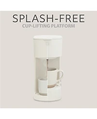 Willow Kitchen Compact Single Serve Coffee Maker - Compatible with K-Cup Pods Ground