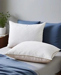 Unikome Medium Firm Diamond Quilted Feather 2-Pack Pillows