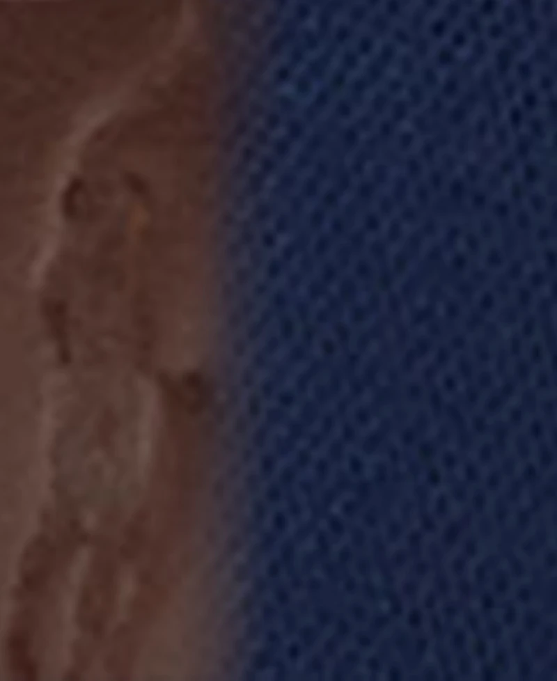 Polo Ralph Lauren Men's Bear Print Leather-Trim Belt