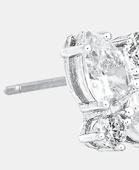Givenchy Cubic Zirconia Cluster Stud Earrings