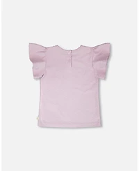Deux par Baby Girls Jersey T-Shirt Lavender