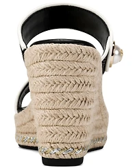 Karl Lagerfeld Paris Women's Carsen Wedge Sandals