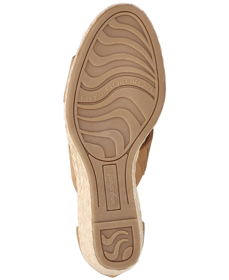 Easy Street Women's Tova Espadrille Wedge Sandals