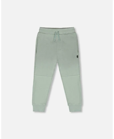 Deux par Baby Boys French Terry Sweatpants Mint Green