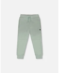 Deux par Baby Boys French Terry Sweatpants Mint Green