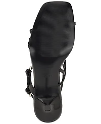 Nine West Women's Hayla Square Toe Dress Strappy Sandals