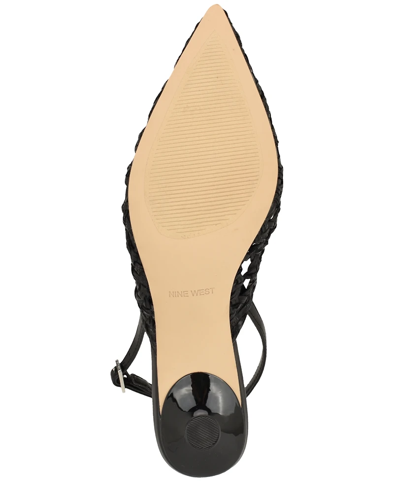 Nine West Women's Randela Pointed Toe Dress Slingback Pumps