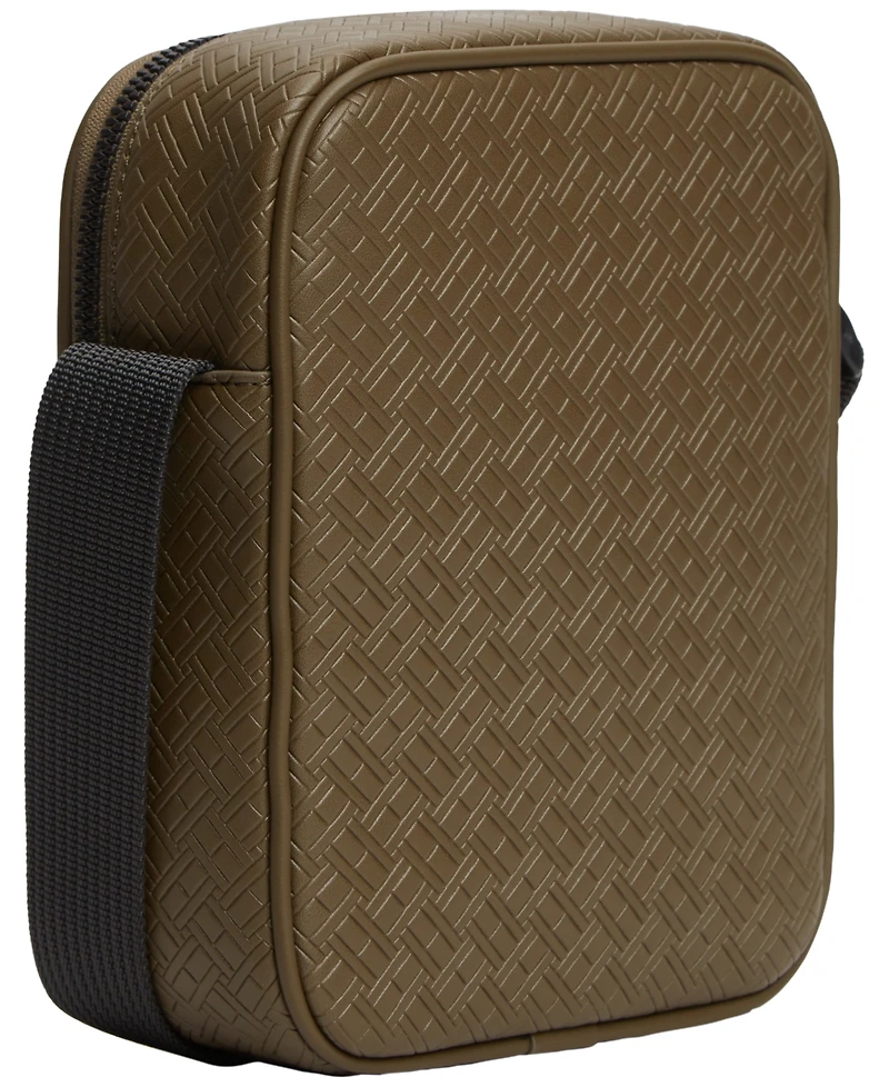 Tommy Hilfiger Men's Embossed Flag Mini Reporter Bag