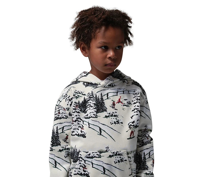 Jordan Boys 4-7 2-Piece Printed Hoodie and Jogger Pants Set
