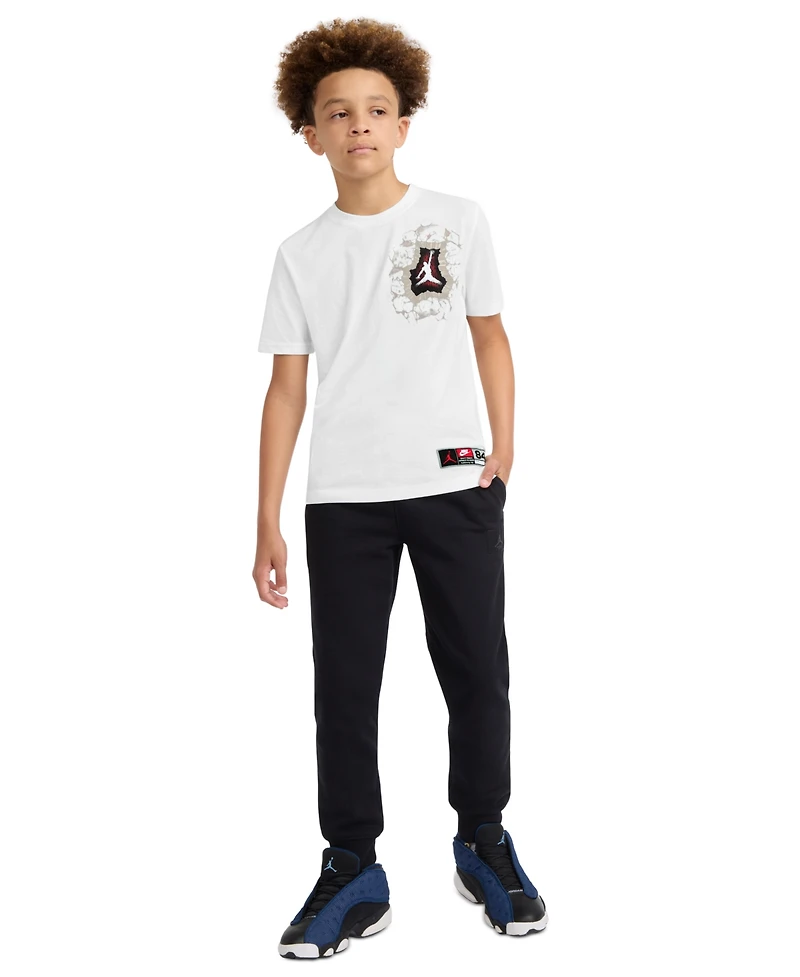 Jordan Boys 8-20 Graphic Print Crewneck T-Shirt