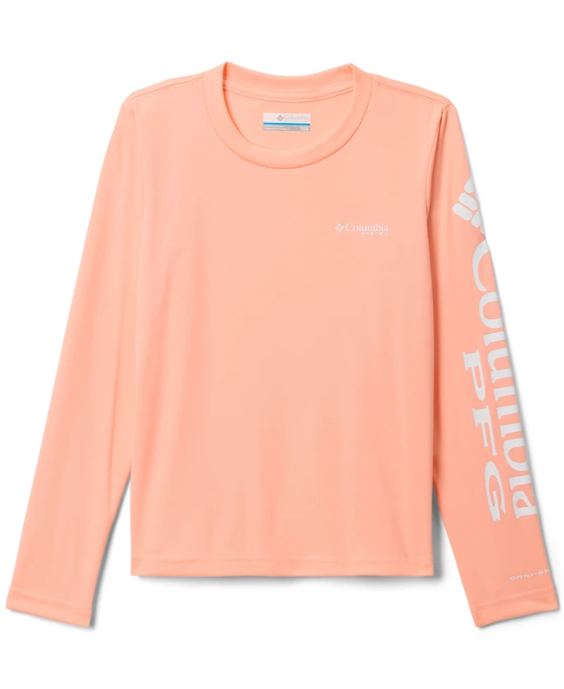 Columbia Big Girls Tidal Tee Long-Sleeve Graphic T-Shirt