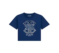 Guess Girls' 7-16 Round Neck Short-Sleeve T-Shirt