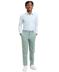 Michael Kors Boys' 8-20 Floral Print Shirt