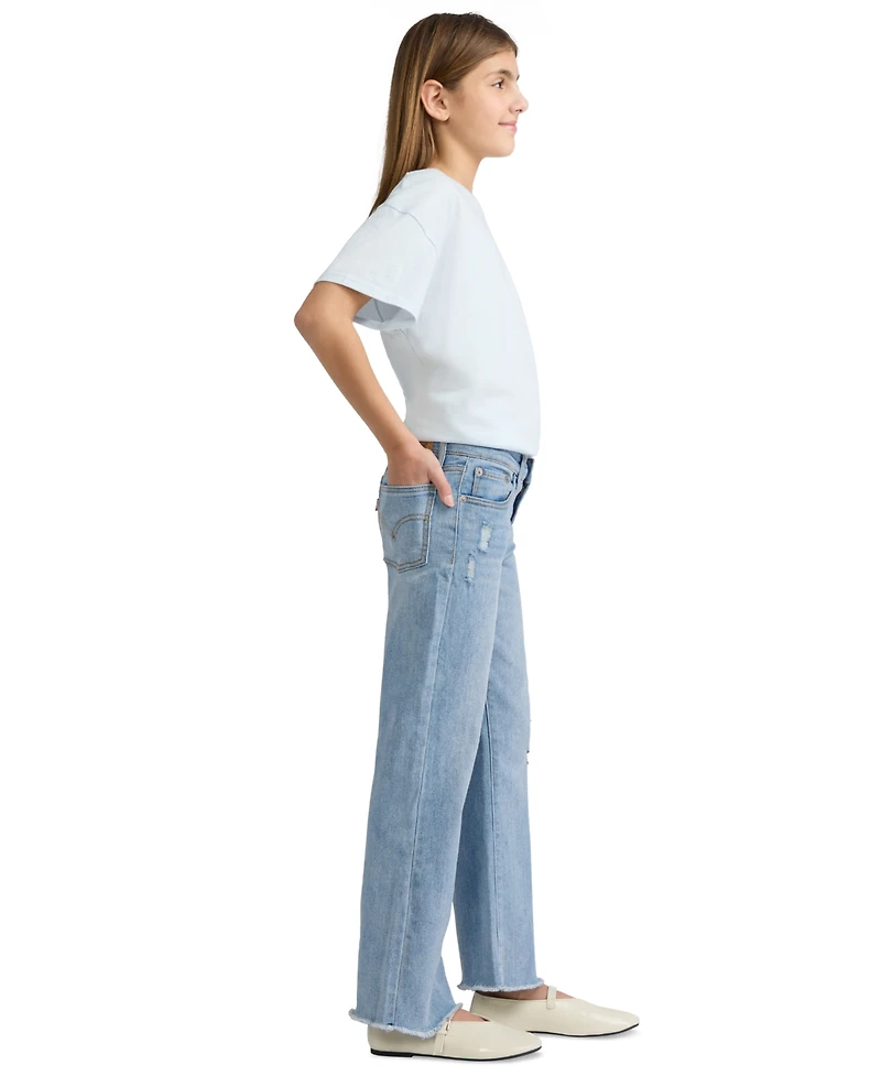 Levi's Big Girls Vintage-Like Mid Rise Wide Leg Jeans