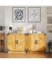 gaomon 31.5" Farmhouse Sideboard Buffet Cabinet with Storage