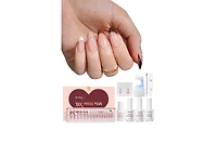 Beetles Medium Almond French Tip Press-On Nails Kit (224 pcs)