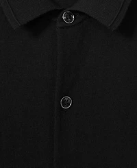 Reiss Men's Merino Wool Button-Through Cardigan