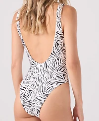 Volcom Women's Scoop Neck One-Piece Swimsuit