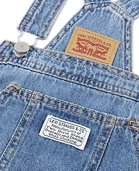Levi's Girls' 4-6X Apron Neck Shortalls