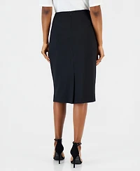 Kasper Women's Below-the-Knee Stretch Pencil Skirt, Regular & Petite Sizes