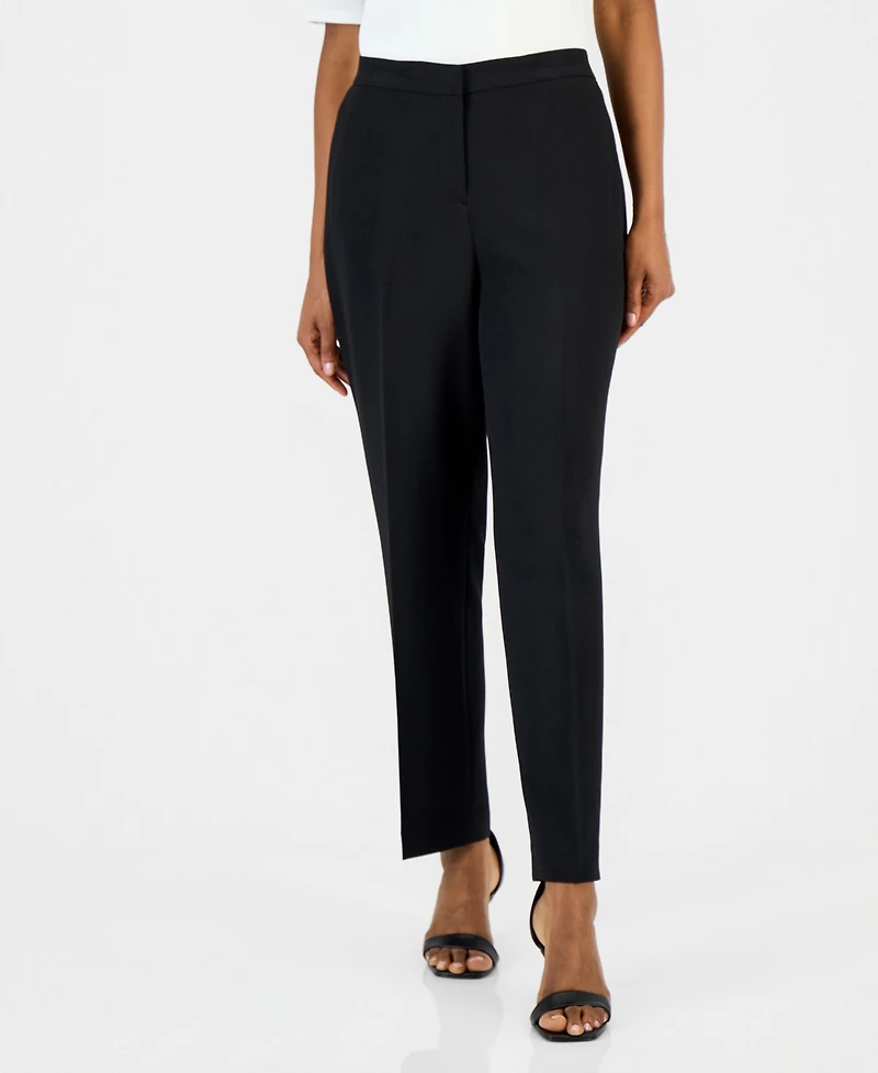 Kasper Women's Elastic Waist Slim-Fit Ankle Pant