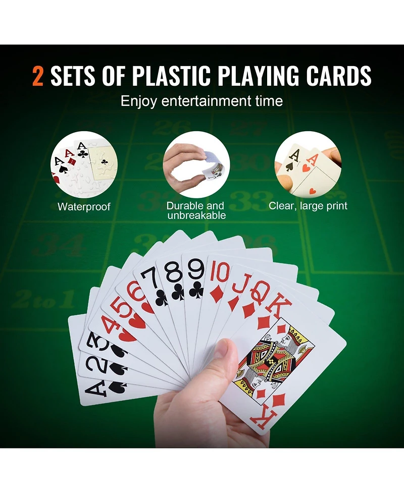 Sugift 300-Piece Poker Chip Set with Case and Casino-Style Chips