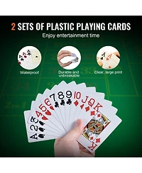 Sugift 300-Piece Poker Chip Set with Case and Casino-Style Chips