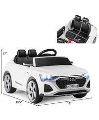 Sugift 12V Kids Ride on Car Licensed Audi SQ8 with Remote Control and 3 Speeds