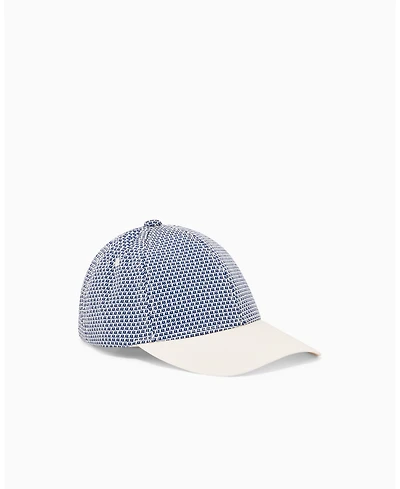 A|X Armani Exchange Men's Nylon Allover Print Logo Cap
