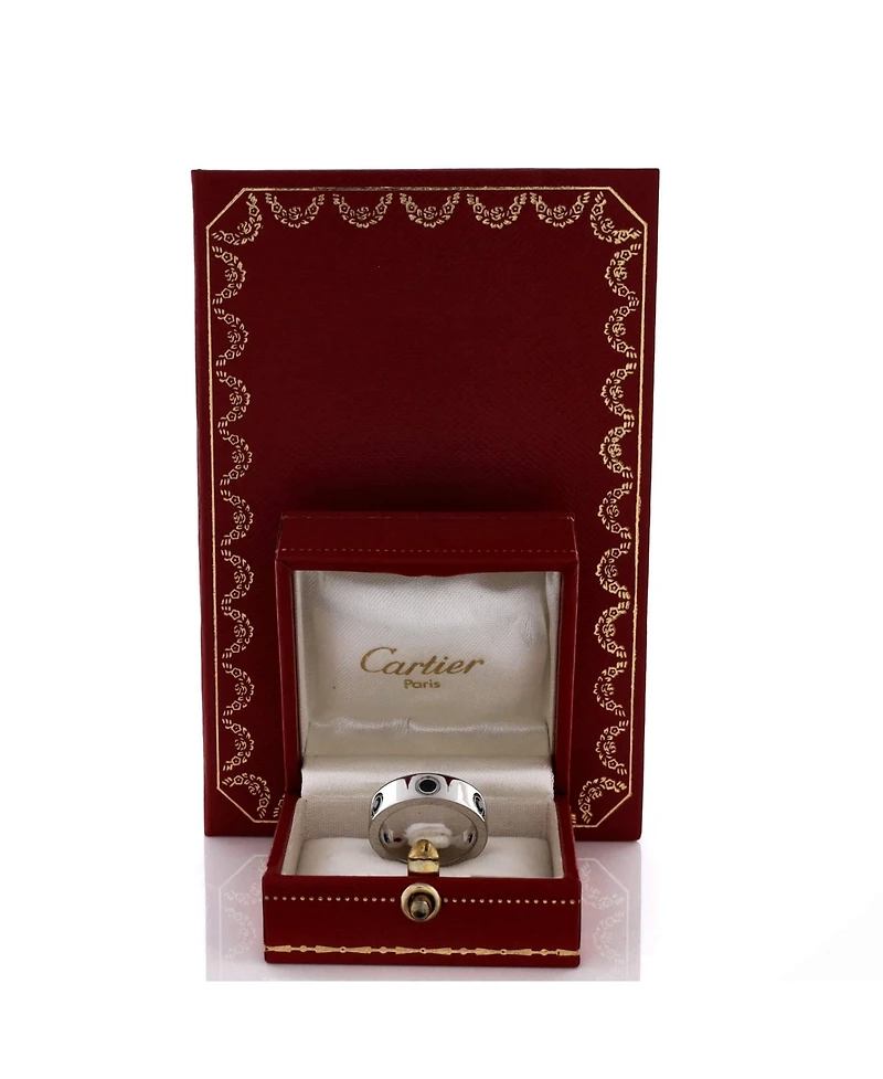 Pre-Owned Cartier Love 6 Stone Band Ring