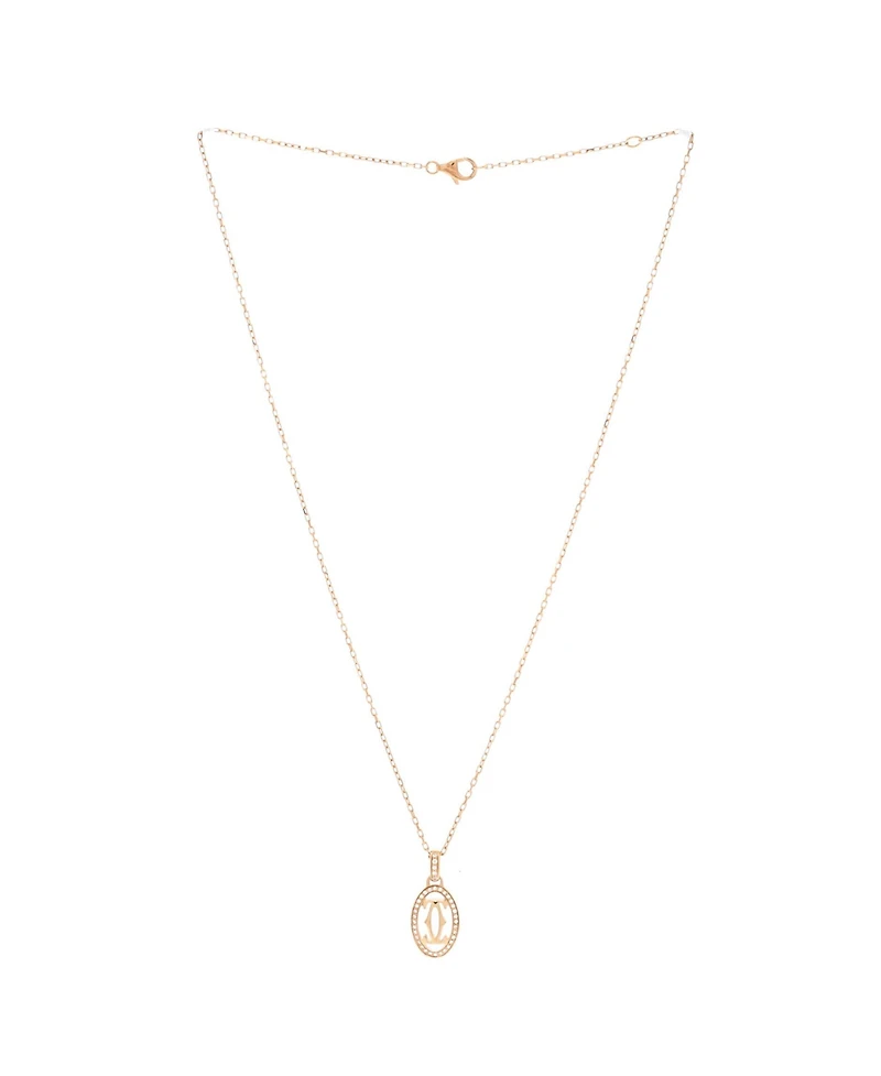 Pre-Owned Cartier Double C de Cartier Pendant Necklace