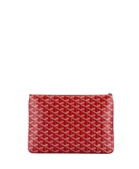 Pre-Owned Goyard Mm Senat Zip Pouch Coated Canvas