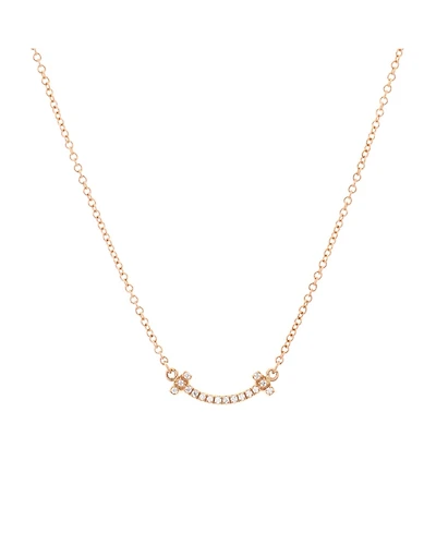 Pre-Owned Tiffany & Co T Smile Pendant Necklace