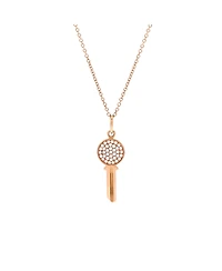 Pre-Owned Tiffany & Co Modern Keys Round Pendant Necklace