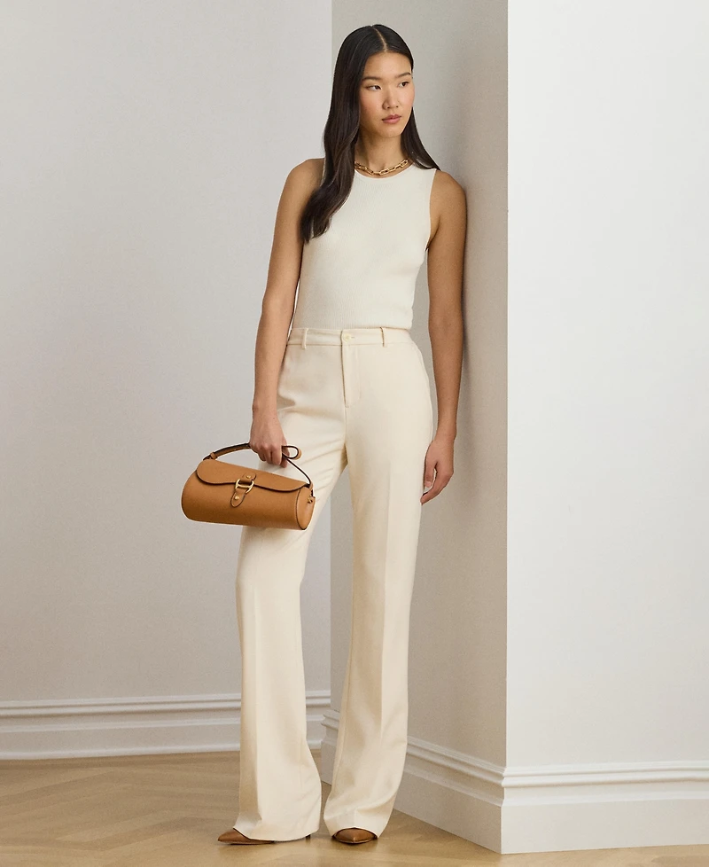 Lauren Ralph Women's Rib-Knit Crewneck Sweater