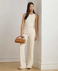 Lauren Ralph Women's Rib-Knit Crewneck Sweater