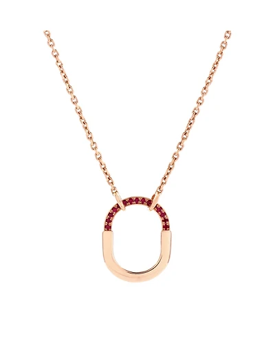 Pre-Owned Tiffany & Co Lock Motif Pendant Necklace