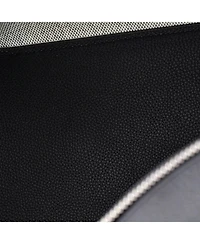 Pre-Owned HERMES R.m.s 12H Bag Pacific Printed Toile and Leather