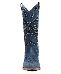 Madden Girl Women's Saloonn Novelty Cowboy Boots