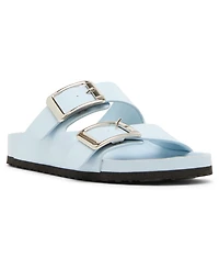Madden Girl Bodie Buckle Footbed Slide Sandals