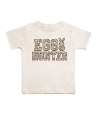 Sweet Wink Toddler Boys Egg Hunter Camo Easter Short Sleeve T-Shirt