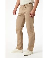 Mavi Jeans Men's Zach Straight Leg In Khaki Casual Twill Pant