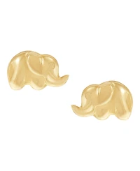 Macy's Elephant Stud Earrings in 14k Yellow Gold