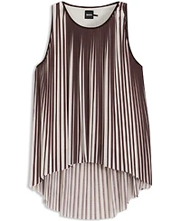 Boss by Hugo Women's Two-Tone Plisse Pleat A-Line Top