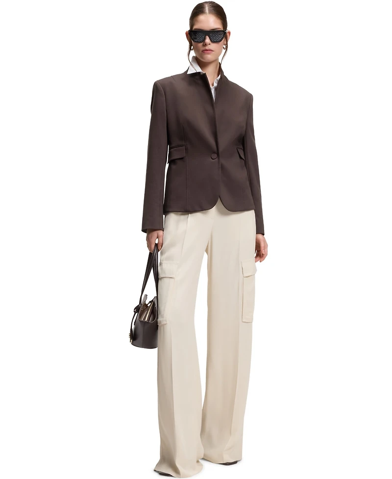 Boss by Hugo Women's Angled Dart Slim-Fit Blazer