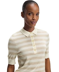 Boss by Hugo Women's Merino Wool Short-Sleeved Sweater