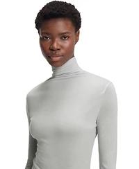 Boss by Hugo Women's High-Neck Top Soft Jersey