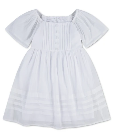 abercrombie kids Girls' Pintuck Square Neck Mini Dress