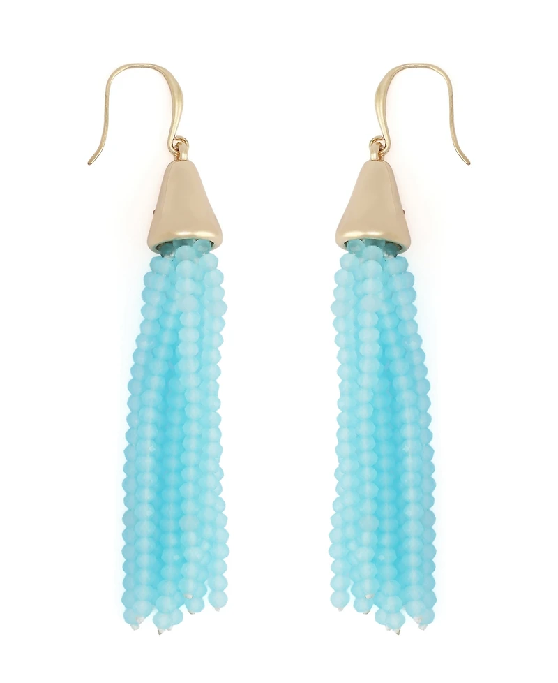 Robert Lee Morris Soho Seed Bead Fringe Earrings
