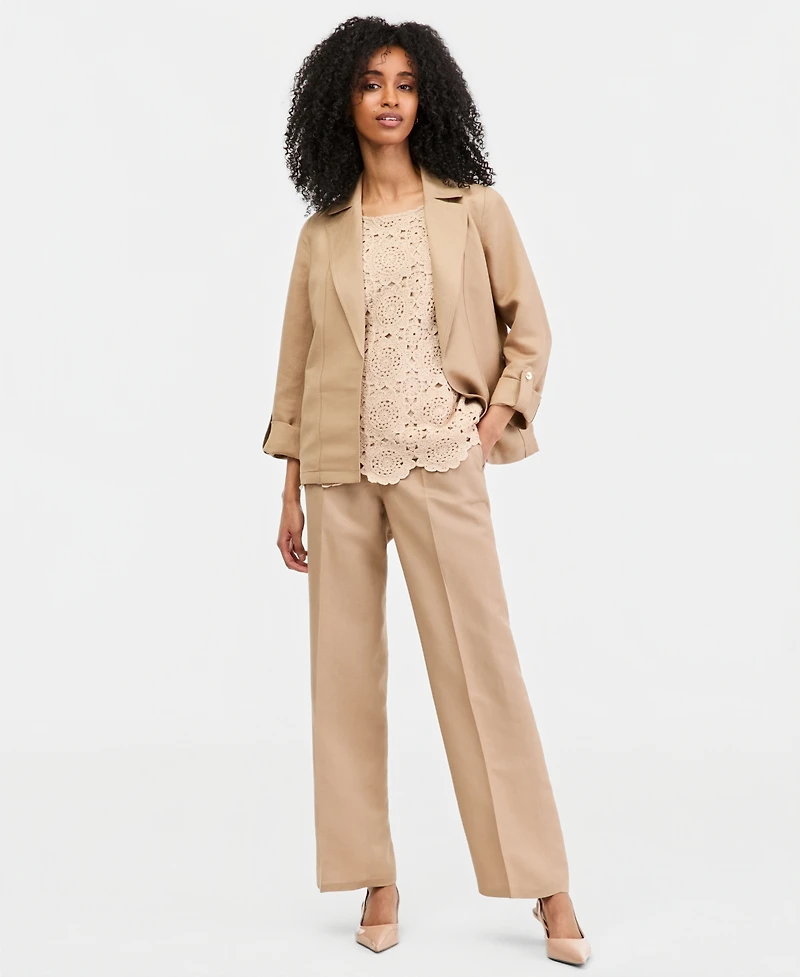 Kasper Petite Notch Collar Jacket